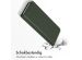 Accezz Premium Leather Slim Bookcase iPhone 13 - Groen