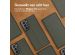 Accezz Premium Leather Slim Bookcase Samsung Galaxy S21 - Groen