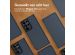 Accezz Premium Leather Slim Bookcase Samsung Galaxy S21 Ultra - Donkerblauw