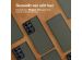 Accezz Premium Leather Slim Bookcase Samsung Galaxy S21 Ultra - Groen