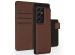 Accezz Premium Leather 2 in 1 Wallet Bookcase Samsung Galaxy S21 Ultra - Bruin