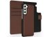 Accezz Premium Leather 2 in 1 Wallet Bookcase Samsung Galaxy S21 FE - Bruin