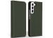 Accezz Premium Leather Slim Bookcase Samsung Galaxy S22 Plus - Groen