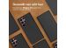 Accezz Premium Leather Slim Bookcase Samsung Galaxy S22 Ultra - Zwart