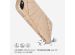 Selencia Aurora Fashion Backcover iPhone SE (2022 / 2020) / 8 / 7 - Duurzaam hoesje - 100% gerecycled - Earth Leaf Beige
