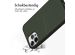 Accezz Premium Leather Card Slot Backcover iPhone 12 (Pro) - Groen