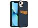 Accezz Premium Leather Card Slot Backcover iPhone 13 - Donkerblauw