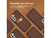 Accezz Premium Leather Card Slot Backcover Samsung Galaxy S21 - Bruin