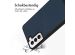 Accezz Premium Leather Card Slot Backcover Samsung Galaxy S22 Plus - Donkerblauw