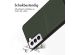 Accezz Premium Leather Card Slot Backcover Samsung Galaxy S22 Plus - Groen