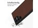 Accezz Premium Leather Card Slot Backcover Samsung Galaxy S22 Ultra - Bruin