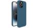 Accezz Leather Backcover met MagSafe iPhone 14 Pro Max - Donkerblauw