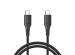 iMoshion Braided USB-C naar USB-C kabel - 1,5 meter - Zwart