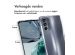 Accezz Clear Backcover Motorola Moto G62 - Transparant