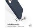 Accezz Liquid Silicone Backcover iPhone 14 Plus - Donkerblauw