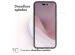 Accezz Clear Backcover iPhone 14 Pro - Transparant