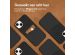 Accezz Premium Leather Card Slot Backcover iPhone 14 Plus - Zwart