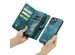 CaseMe Luxe Lederen 2 in 1 Portemonnee Bookcase iPhone 14 - Groen