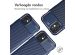 iMoshion Carbon Softcase Backcover iPhone 12 Mini - Blauw