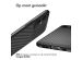 iMoshion Carbon Softcase Backcover iPhone 12 Mini - Zwart