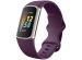 iMoshion Siliconen bandje Fitbit Charge 5 / Charge 6 - Maat S - Paars