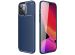 iMoshion Carbon Softcase Backcover iPhone 13 Pro - Blauw