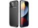 iMoshion Carbon Softcase Backcover iPhone 14 - Zwart