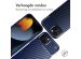 iMoshion Carbon Softcase Backcover iPhone 14 Plus - Blauw