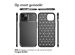 iMoshion Carbon Softcase Backcover iPhone 14 Plus - Zwart