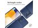 iMoshion Carbon Softcase Backcover Samsung Galaxy A33 - Blauw