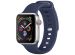 iMoshion Siliconen bandje Apple Watch Series 1-8 / SE - 38/40/41mm - Donkerblauw