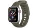 iMoshion Siliconen bandje Apple Watch Series 1-8 / SE - 38/40/41mm - Olijfgroen