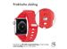 iMoshion Siliconen bandje Apple Watch Series 1-9 / SE - 38/40/41mm - Rood