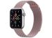 iMoshion Milanees magnetisch bandje Apple Watch Series 1-9 / SE - 38/40/41 mm - Maat S - Roze