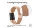 iMoshion Milanees magnetisch bandje Fitbit Charge 3 / 4 - Maat M - Rosé Goud