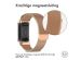 iMoshion Milanees magnetisch bandje Fitbit Charge 5 / Charge 6 - Maat M - Rosé Goud
