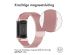 iMoshion Milanees magnetisch bandje Fitbit Charge 5 / Charge 6 - Maat M - Roze