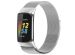 iMoshion Milanees magnetisch bandje Fitbit Charge 5 / Charge 6 - Maat M - Zilver