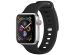 iMoshion Siliconen bandje Apple Watch Series 1-8 / SE - 38/40/41mm - Zwart