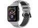 iMoshion Siliconen sport bandje gesp Apple Watch Series 1-9 / SE - 38/40/41mm - Grijs / Zwart