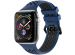 iMoshion Siliconen sport bandje gesp Apple Watch Series 1-9 / SE - 38/40/41mm - Blauw / Zwart