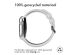 iMoshion Siliconen sport bandje gesp Apple Watch Series 1-9 / SE - 38/40/41mm - Wit / Zwart