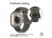 iMoshion Siliconen sport bandje gesp Apple Watch Series 1-9 / SE / Ultra (2) - 42/44/45/49 mm - Groen / Zwart
