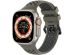 iMoshion Siliconen sport bandje gesp Apple Watch Series 1-9 / SE / Ultra (2) - 42/44/45/49 mm - Groen / Zwart