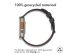 iMoshion Siliconen sport bandje gesp Apple Watch Series 1-9 / SE / Ultra (2) - 42/44/45/49 mm - Zwart / Rood