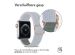 iMoshion Elastisch nylon bandje Apple Watch Series 1-8 / SE - 38/40/41mm - Lichtgrijs