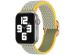 iMoshion Elastisch nylon bandje Apple Watch Series 1-9 / SE - 38/40/41mm - Lichtgroen
