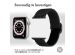iMoshion Elastisch nylon bandje Apple Watch Series 1-8 / SE - 38/40/41mm - Zwart