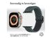 iMoshion Elastisch nylon bandje Apple Watch Series 1-9 / SE / Ultra (2) - 42/44/45/49 mm - Donkergrijs