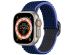 iMoshion Elastisch nylon bandje Apple Watch Series 1-9 / SE / Ultra (2) - 42/44/45/49 mm - Donkerblauw